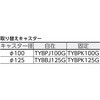 TP-X915 樹脂製平台車グランカート サイレント TRUSCO 16279813