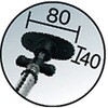 MES-2000AJ メッシュラック用伸縮支柱 TRUSCO 16286673