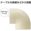 LD-GAM37M 配線カバー モール 接続ユニット 曲ガリ 【 床用モール LD-GA1307M 専用 】 エレコム 16398658
