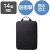 ZSB-IBTHVP14BK パソコンケース 13.3/14インチ ZEROSHOCK 取っ手付き 縦型 PCバッグ  衝撃吸収 スリム ダブルファスナー 撥水加工 エレコム 16398807