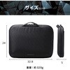ZSB-IBPRP13BK パソコンケース 11.6/13.3/14/15.6 インチ ZEROSHOCK 取っ手付き PCバッグ 衝撃吸収 ダブルファスナー 撥水加工 エレコム 16398868