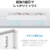 ECT-35M30WH 電源タップ 延長コード 3個口 2P マグネット 個別スイッチ 雷ガード ほこり防止シャッター 極性対応 コンセント エレコム 16403418