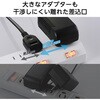 ECT-35M30WH 電源タップ 延長コード 3個口 2P マグネット 個別スイッチ 雷ガード ほこり防止シャッター 極性対応 コンセント エレコム 16403418