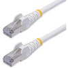 CAT8 LANケーブル/2m/ホワイト/25G/40G 2000MHz/100W PoE++/S/FTP/スナッグレス/低煙ゼロハロゲン/フルーク試験済/カテゴリ8 イーサネットケーブル StarTech.com