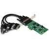 PEX4S232485 シリアルアダプターカード/PCIe x1/4ポート増設/2x RS232 + 2x RS422/RS485/標準&ロープロファイル/ブレイクアウトケーブル付 StarTech.com 16460039