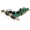 RS232C シリアルインターフェースカード/PCI/2ポート RS232C/16C1050 UART/最大128Kbps/標準&ロープロファイル/Windows Linux/インターフェースアダプター StarTech.com
