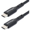 USB-Cケーブル/2m/USB 2.0/Type-C to Type-C/60W 3A PD/オス・オス/ブラック/高速充電 データ転送 StarTech.com