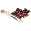 PEXUSB3S2EI PCI Express拡張カード/PCIe 2.0 x1/4ポート USB-A 3.2 Gen 1 5Gbps/外2口+内2口/Type-A増設 インターフェース アダプター 拡張ボード/Windowsのみ StarTech.com 16460346