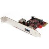 PCI Express拡張カード/PCIe 2.0 x1/2ポートUSB-A 3.2 Gen 1 5Gbps/外1口+内1口/Type-A増設 インターフェース アダプター 拡張ボード/Windowsのみ StarTech.com