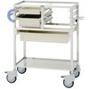 麻酔カート ニュートラル C34-T2010M02B ブルー サカセ化学工業