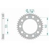 リアスプロケット 525-42 15604-42 AFAM(アファム)