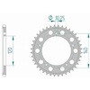 リアスプロケット 520-41 15605-41 AFAM(アファム)