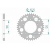 リアスプロケット 525-43 36802-43 AFAM(アファム)