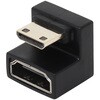 HDMIミニ - HDMI変換アダプタ U型 下向き アイネックス