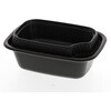 14295 長角丼 中皿 黒 cotta 16696499
