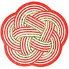 和風ギフトシール 梅結び 金(32片) cotta