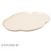 STUDIO M カモン 折敷皿 白 cotta