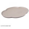 STUDIO M カモン 折敷皿 グレー cotta