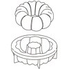 3D ケーキモールド KE018 クィーン cotta