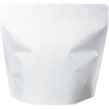 チャック付きスタンド袋 100g インナーバルブ付 白 cotta
