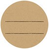 手書きPOP用カード丸型 クラフト (10枚入) cotta