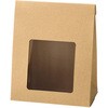 クラフトギフトBOX 窓付角底L cotta
