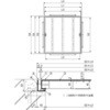 大口径マシンハッチ Pタイル貼物用 屋内用 施錠型 第一機材