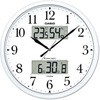 壁掛け 電波時計 温度 湿度