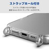 PM-A25SHVCKSHCR iPhone 16e ケース ハイブリッド カバー 衝撃吸収 カメラレンズ保護設計 ショルダーストラップホール付 エレコム 17320059