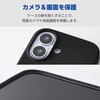 PM-A25SHVSCCBK iPhone 17e / 16e ケース ハイブリッド シリコン カバー カメラレンズ保護設計 エレコム 17320068
