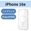 PM-A25SMAG02WH iPhone 17e / 16e ケース ハイブリッド カバー 衝撃吸収 カメラレンズ保護設計 磁力吸着ワイヤレス充電対応 エレコム 17320165