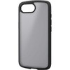 PM-A25STSLFCBKM iPhone 17e / 16e ケース ハイブリッド カバー 衝撃吸収 軽量 薄型 背面カメラ保護 メタルステッカー付 エレコム 17320348