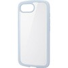 PM-A25STSLFCBU iPhone 17e / 16e ケース ハイブリッド カバー 衝撃吸収 軽量 薄型 背面カメラ保護 メタルステッカー付 エレコム 17320357