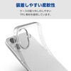 PM-A25SUCT3CR iPhone 17e / 16e ケース ソフト カバー 衝撃吸収 薄型 カメラレンズ保護設計 メタルステッカー付 クリスタル エレコム 17320558