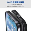 PM-A25SUCTMBK iPhone 17e / 16e ケース ソフト カバー 衝撃吸収 薄型 カメラレンズ保護設計 メタルステッカー付 エレコム 17320601