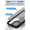 PMWA25SHVCK3BK iPhone 17e / 16e ケース ハイブリッド カバー 衝撃吸収 カメラレンズ保護設計 メタルステッカー付 エレコム 17320768