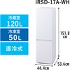 IRSD-17A-WH 冷凍冷蔵庫 170L アイリスオーヤマ 17496915