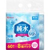 純水ウェットティッシュ 60枚入×8個パック アイリスオーヤマ