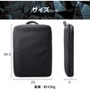 ZSB-IBPRVL14BK パソコンケース 13.3/14インチ ZEROSHOCK 取っ手付き 縦型 PCバッグ 衝撃吸収 ダブルファスナー エレコム 17506259
