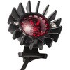 LEDテールライト BIG FIN ブラック マウント付き MEL002+MEL012 モートーン