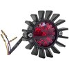 LEDテールライト BIG FIN ブラック MEL002 モートーン
