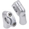 ハンドルライザー 25.4mm シルバー MTE088+MTE070 モートーン