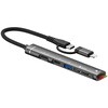 USBnu 5in1 J[h[_[̌^ X USB Type-C & CgjO