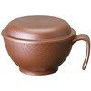 木目ふわっとフタ付きシリーズ 茶碗ハンドル付 スケーター