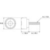 TGKB1A-M3X10 グリップノブ おねじタイプ TRUSCO 17604496