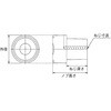 TGKNL2A-M5 グリップノブロング めねじタイプ TRUSCO 17604731