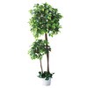 年間装飾品 フェイクグリーン 観葉植物 人工樹木ベンジャミンダブル ストア・エキスプレス