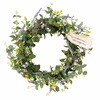 年間装飾品 フェイクグリーン 観葉植物 グリーン造花リース ストア・エキスプレス