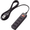 T-K3A-2425BK 電源タップ 延長コード 2P 一括集中スイッチ付き 雷サージ防止 熱に強い二重構造 スイングプラグ 雷ガード エレコム 17978564
