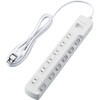 T-K5A-2625WH 電源タップ 延長コード 6個口 2P 個別スイッチ 雷ガード 熱に強い二重構造 スイングプラグ コンセント エレコム 17978668